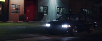 Movie still from “Kendrick Lamar - DNA.” (2017), directed by Nabil Elderkin – Wide shot, Low angle