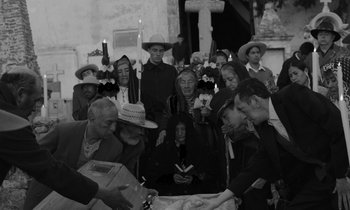 Movie still from “alt-J - 3WW” (2017), directed by Young Replicant – Wide shot, High angle