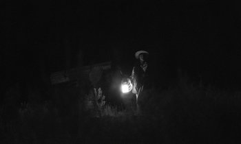 Movie still from “alt-J - 3WW” (2017), directed by Young Replicant – Wide shot, Low angle