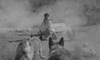 Movie still from “alt-J - 3WW” (2017), directed by Young Replicant – Wide shot, High angle