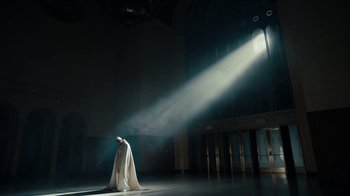 Movie still from “Kendrick Lamar - HUMBLE.” (2017), directed by Dave Meyers – Extreme Wide shot, Low angle