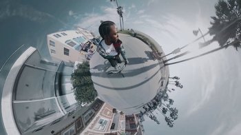 Movie still from “Kendrick Lamar - HUMBLE.” (2017), directed by Dave Meyers – Extreme Wide shot, High angle