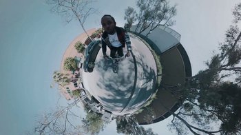 Movie still from “Kendrick Lamar - HUMBLE.” (2017), directed by Dave Meyers – Wide shot, Overhead angle