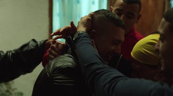 Movie still from “The Blaze - Territory” (2017), directed by The Blaze – Close Up shot, Over the shoulder angle