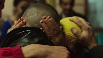Movie still from “The Blaze - Territory” (2017), directed by The Blaze – Extreme Close Up shot, Over the shoulder angle