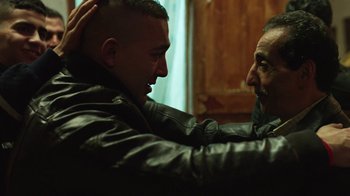 Movie still from “The Blaze - Territory” (2017), directed by The Blaze – Close Up shot, Over the shoulder angle
