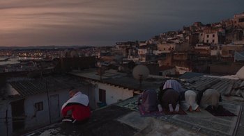Movie still from “The Blaze - Territory” (2017), directed by The Blaze – Extreme Wide shot, High angle