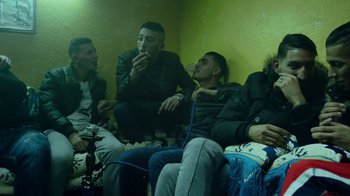 Movie still from “The Blaze - Territory” (2017), directed by The Blaze – Medium shot, High angle