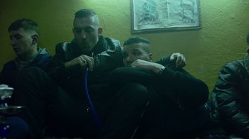 Movie still from “The Blaze - Territory” (2017), directed by The Blaze – Medium shot, High angle