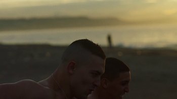 Movie still from “The Blaze - Territory” (2017), directed by The Blaze – Medium shot, Low angle