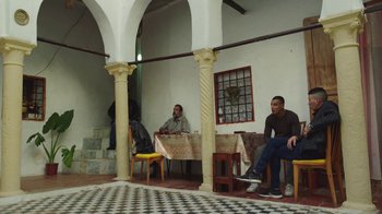 Movie still from “The Blaze - Territory” (2017), directed by The Blaze – Wide shot, Low angle
