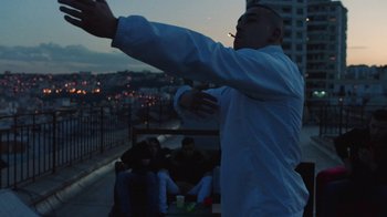 Movie still from “The Blaze - Territory” (2017), directed by The Blaze – Medium shot, Low angle