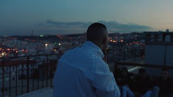 Movie still from “The Blaze - Territory” (2017), directed by The Blaze – Medium shot, Over the shoulder angle