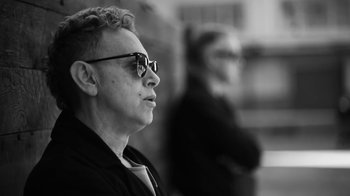 Movie still from “Depeche Mode - Where’s the Revolution” (2017), directed by Anton Corbijn – Close Up shot, Low angle