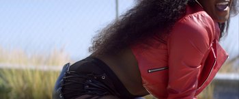 Movie still from “Young Thug - Wyclef Jean” (2017), directed by Ryan Staake – Medium shot, Overhead angle