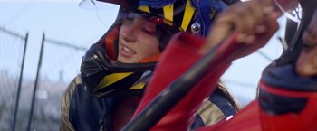 Movie still from “Young Thug - Wyclef Jean” (2017), directed by Ryan Staake – Extreme Close Up shot, Low angle