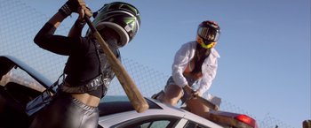 Movie still from “Young Thug - Wyclef Jean” (2017), directed by Ryan Staake – Medium shot, Low angle