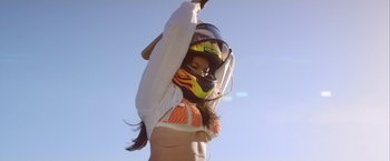 Movie still from “Young Thug - Wyclef Jean” (2017), directed by Ryan Staake – Medium shot, Low angle