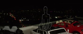 Movie still from “Young Thug - Wyclef Jean” (2017), directed by Ryan Staake – Wide shot, Overhead angle