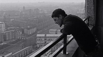 Movie still from “A$AP MOB - Moneyman” (2016), directed by Dexter Navy – Medium shot, Low angle