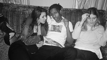 Movie still from “A$AP MOB - Moneyman” (2016), directed by Dexter Navy – Medium shot, Low angle