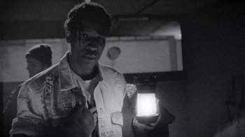 Movie still from “A$AP MOB - Moneyman” (2016), directed by Dexter Navy – Close Up shot, Low angle