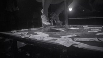 Movie still from “A$AP MOB - Moneyman” (2016), directed by Dexter Navy – Extreme Close Up shot, Low angle