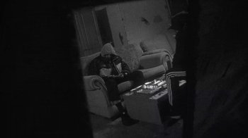 Movie still from “A$AP MOB - Moneyman” (2016), directed by Dexter Navy – Medium shot, High angle
