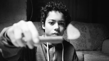 Movie still from “A$AP MOB - Moneyman” (2016), directed by Dexter Navy – Close Up shot, High angle