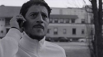 Movie still from “A$AP MOB - Moneyman” (2016), directed by Dexter Navy – Close Up shot, Low angle