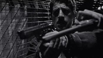 Movie still from “A$AP MOB - Moneyman” (2016), directed by Dexter Navy – Close Up shot, Low angle