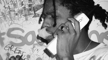 Movie still from “A$AP MOB - Moneyman” (2016), directed by Dexter Navy – Extreme Close Up shot, Overhead angle