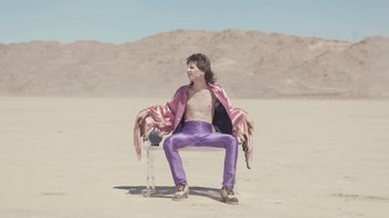 Movie still from “The Lemon Twigs - As Long As We’re Together” (2016), directed by Autumn de Wilde – Wide shot, Low angle