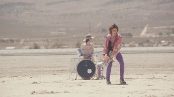 Movie still from “The Lemon Twigs - As Long As We’re Together” (2016), directed by Autumn de Wilde – Wide shot, Low angle