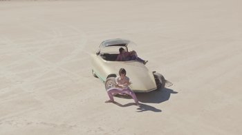 Movie still from “The Lemon Twigs - As Long As We’re Together” (2016), directed by Autumn de Wilde – Wide shot, High angle