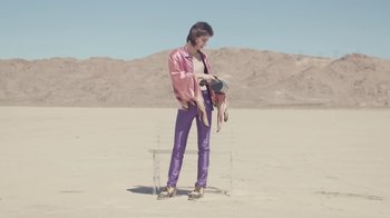 Movie still from “The Lemon Twigs - As Long As We’re Together” (2016), directed by Autumn de Wilde – Wide shot, Low angle
