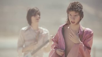 Movie still from “The Lemon Twigs - As Long As We’re Together” (2016), directed by Autumn de Wilde – Medium shot, Low angle