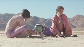 Movie still from “The Lemon Twigs - As Long As We’re Together” (2016), directed by Autumn de Wilde – Medium shot, Low angle