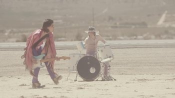 Movie still from “The Lemon Twigs - As Long As We’re Together” (2016), directed by Autumn de Wilde – Wide shot, Low angle