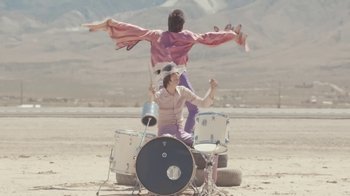 Movie still from “The Lemon Twigs - As Long As We’re Together” (2016), directed by Autumn de Wilde – Wide shot, Low angle