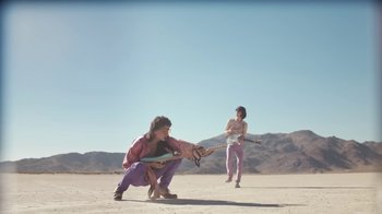 Movie still from “The Lemon Twigs - As Long As We’re Together” (2016), directed by Autumn de Wilde – Extreme Wide shot, Low angle