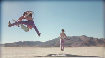 Movie still from “The Lemon Twigs - As Long As We’re Together” (2016), directed by Autumn de Wilde – Wide shot, Low angle