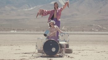 Movie still from “The Lemon Twigs - As Long As We’re Together” (2016), directed by Autumn de Wilde – Extreme Wide shot, Low angle