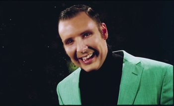 Movie still from “Two Door Cinema Club - Are We Ready” (2016), directed by Thunderlips – Close Up shot, Low angle