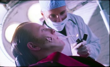 Movie still from “Two Door Cinema Club - Are We Ready” (2016), directed by Thunderlips – Extreme Close Up shot, Low angle