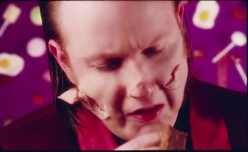 Movie still from “Two Door Cinema Club - Are We Ready” (2016), directed by Thunderlips – Extreme Close Up shot, Overhead angle