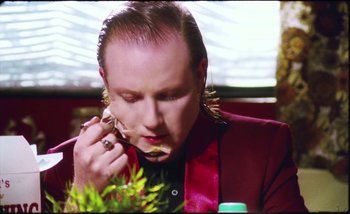 Movie still from “Two Door Cinema Club - Are We Ready” (2016), directed by Thunderlips – Close Up shot, Low angle