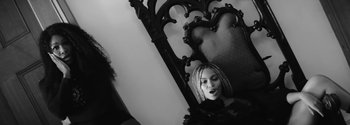 Movie still from “Beyoncé - Sorry” (2016), directed by Kahlil Joseph – Close Up shot, Over the shoulder angle
