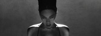 Movie still from “Beyoncé - Sorry” (2016), directed by Kahlil Joseph – Close Up shot, Low angle