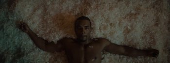 Movie still from “Frankie Sinatra - The Avalanches” (2016), directed by Manu Cossu – Medium shot, Overhead angle